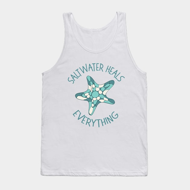 Saltwater Heals Everything Tank Top by beyerbydesign